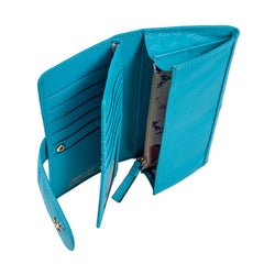 Женский кошелек клатч Ashwood J53 BLUE ATOLL (Синий)