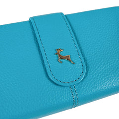 Женский кошелек клатч Ashwood J53 BLUE ATOLL (Синий)