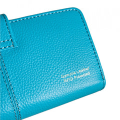 Женский кошелек клатч Ashwood J53 BLUE ATOLL (Синий)