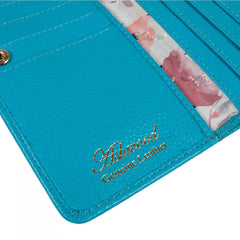 Женский кошелек клатч Ashwood J53 BLUE ATOLL (Синий)