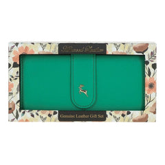 Женский кошелек клатч Ashwood J53 GUMDROP-GREEN (Зеленый)