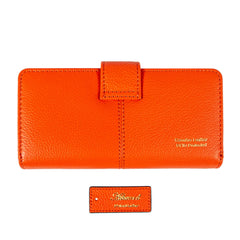 Женский кошелек клатч Ashwood J53 MANDARIN (Мандарин)