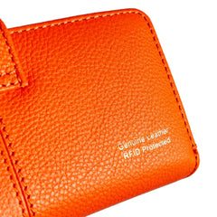 Женский кошелек клатч Ashwood J53 MANDARIN (Мандарин)