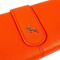 Женский кошелек клатч Ashwood J53 MANDARIN (Мандарин)