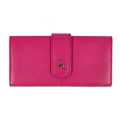 Женский кошелек клатч Ashwood J53 RASPBERRY-SORBET (Ягодный)