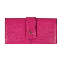 Женский кошелек клатч Ashwood J53 RASPBERRY-SORBET (Ягодный)