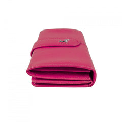 Женский кошелек клатч Ashwood J53 RASPBERRY-SORBET (Ягодный)