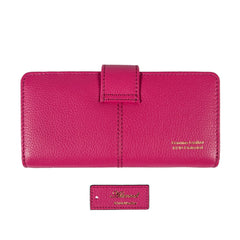 Женский кошелек клатч Ashwood J53 RASPBERRY-SORBET (Ягодный)