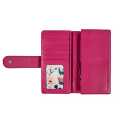 Женский кошелек клатч Ashwood J53 RASPBERRY-SORBET (Ягодный)