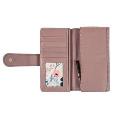 Жіночий гаманець клатч Ashwood J53 WOOD ROSE (Троянда)