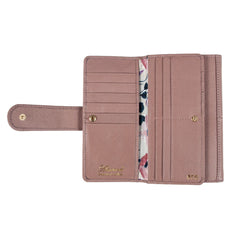 Жіночий гаманець клатч Ashwood J53 WOOD ROSE (Троянда)