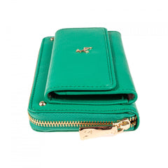 Женский кошелек клатч ASHWOOD J54 GUMDROP-GREEN (Бирюзовый)