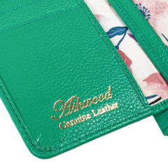 Женский кошелек клатч ASHWOOD J54 GUMDROP-GREEN (Бирюзовый)
