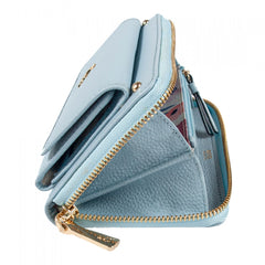 Женский кошелек клатч ASHWOOD J54 WINTER SKY (Зимнее небо)