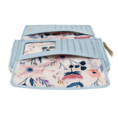 Женский кошелек клатч ASHWOOD J54 WINTER SKY (Зимнее небо)