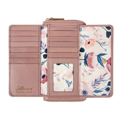 Женский кошелек клатч ASHWOOD J54 WOOD ROSE (Роза)