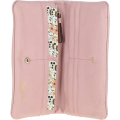 Женский кошелек на кнопке ASHWOOD J56 PEACH WHIP (Персиковый)