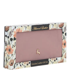 Женский кошелек на кнопке ASHWOOD J56 WOOD ROSE (Роза)