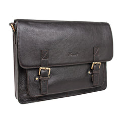 Портфель Ashwood JOSH BRN у темно-коричневому кольорі