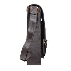 Портфель Ashwood JOSH BRN у темно-коричневому кольорі