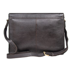 Портфель Ashwood JOSH BRN у темно-коричневому кольорі