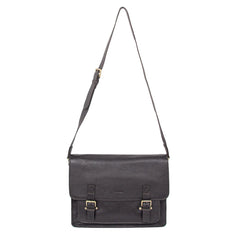 Портфель Ashwood JOSH BRN у темно-коричневому кольорі