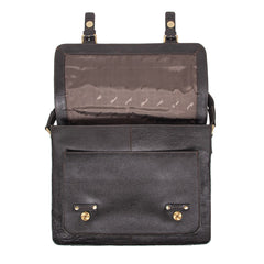 Портфель Ashwood JOSH BRN у темно-коричневому кольорі