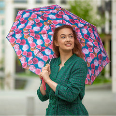 Парасолька жіноча Fulton L354 Minilite-2 Rose Chain (Китайська троянда)