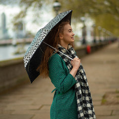 Міні парасолька Fulton L501 Iridescent Leopard (Райдужний леопард)