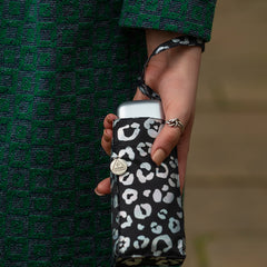 Міні парасолька Fulton L501 Iridescent Leopard (Райдужний леопард)