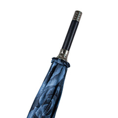 Зонт-трость женский Fulton Diamond L850-040140 Princess - Navy Rose (Синяя роза)