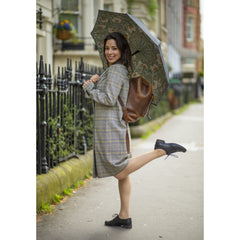 Зонт-трость женский Fulton L856 Morris & Co. Bloomsbury Pimpernel Bayleaf Manilla