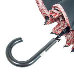 Зонт-трость женский Fulton L856 Morris & Co. Bloomsbury Strawberry Thief Indian Red