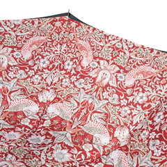 Зонт-трость женский Fulton L856 Morris & Co. Bloomsbury Strawberry Thief Indian Red