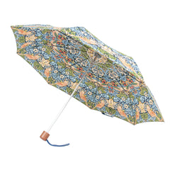 Зонт женский Fulton L907 UV Strawberry Thief (Клубничный злодей)