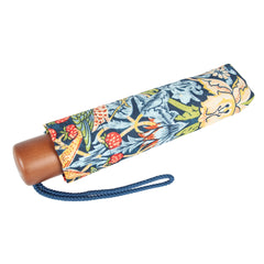 Зонт женский Fulton L907 UV Strawberry Thief (Клубничный злодей)