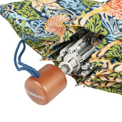 Зонт женский Fulton L907 UV Strawberry Thief (Клубничный злодей)