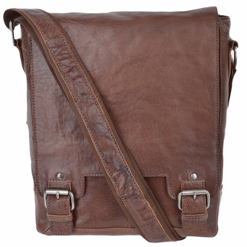 Чоловіча сумка на плече Ashwood 8342 Tan (коричнева)