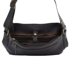 Темно-коричнева чоловіча сумка на плече Ashwood PEDRO BRN