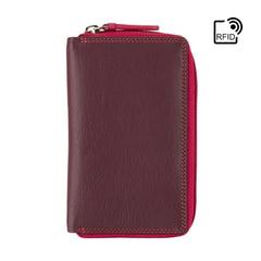 Бордовый женский кошелек Visconti RB98 Aruba (Plum Multi)