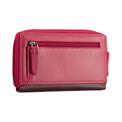 Бордовый женский кошелек Visconti RB98 Aruba (Plum Multi)