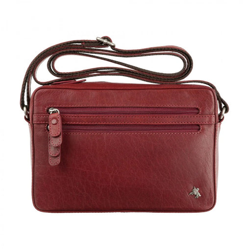 Сумка cross body Visconti червоного кольору S41 RED