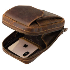 Маленька сумка для смартфона Visconti S45 Alex (Oil brown)