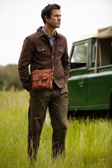 Небольшая сумка на плечо Ashwood SERGIO TAN (рыжий)