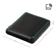 Черный кошелек Visconti на молнии SP29 Picasso (Black Hawaii)