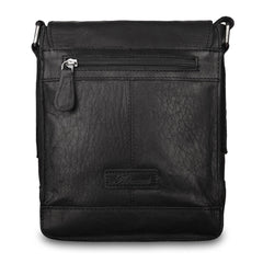 Чоловічі сумки на плече Ashwood 8341 Black (чорний)