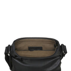 Чорна чоловіча сумка на плече Ashwood JACK BLACK