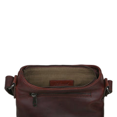 Коричнева сумка на плече Ashwood JACK TAN