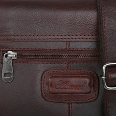 Коричнева сумка на плече Ashwood JACK TAN