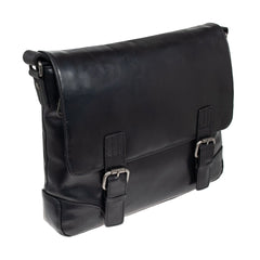 Чоловіча сумка для документів та ноутбука Ashwood OSCAR BLACK